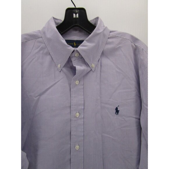 Ralph Lauren Shirt 17 Button Down Checkered Preppy Pony Breathable XL - Picture 2 of 11